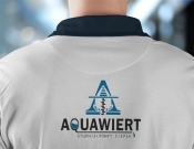 Projekt graficzny, nazwa firmy, tworzenie logo firm AQUAWIERT - konkurs nowoczesne logo - CS designer 