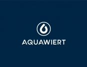 Projekt graficzny, nazwa firmy, tworzenie logo firm AQUAWIERT - konkurs nowoczesne logo - Dybski
