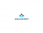 Projekt graficzny, nazwa firmy, tworzenie logo firm AQUAWIERT - konkurs nowoczesne logo - artoorcik