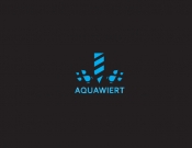 Projekt graficzny, nazwa firmy, tworzenie logo firm AQUAWIERT - konkurs nowoczesne logo - Fidodido