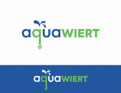Projekt graficzny, nazwa firmy, tworzenie logo firm AQUAWIERT - konkurs nowoczesne logo - tunada