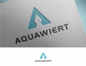 Projekt graficzny, nazwa firmy, tworzenie logo firm AQUAWIERT - konkurs nowoczesne logo - Kittysc