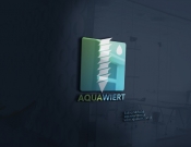 Projekt graficzny, nazwa firmy, tworzenie logo firm AQUAWIERT - konkurs nowoczesne logo - ManyWaysKr