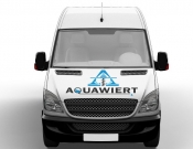 Projekt graficzny, nazwa firmy, tworzenie logo firm AQUAWIERT - konkurs nowoczesne logo - CS designer 