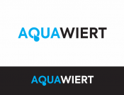 Projekt graficzny, nazwa firmy, tworzenie logo firm AQUAWIERT - konkurs nowoczesne logo - tunada