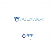 Projekt graficzny, nazwa firmy, tworzenie logo firm AQUAWIERT - konkurs nowoczesne logo - 7thDesigners