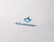 Projekt graficzny, nazwa firmy, tworzenie logo firm AQUAWIERT - konkurs nowoczesne logo - artoorcik