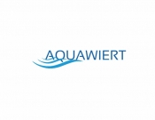 Projekt graficzny, nazwa firmy, tworzenie logo firm AQUAWIERT - konkurs nowoczesne logo - TurkusArt