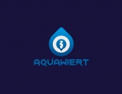 Projekt graficzny, nazwa firmy, tworzenie logo firm AQUAWIERT - konkurs nowoczesne logo - BluK