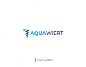 Projekt graficzny, nazwa firmy, tworzenie logo firm AQUAWIERT - konkurs nowoczesne logo - absdesign