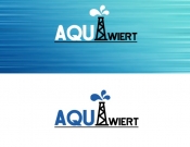 Projekt graficzny, nazwa firmy, tworzenie logo firm AQUAWIERT - konkurs nowoczesne logo - Arnika30