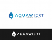Projekt graficzny, nazwa firmy, tworzenie logo firm AQUAWIERT - konkurs nowoczesne logo - tyna