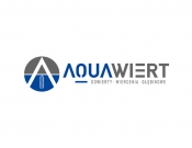 Projekt graficzny, nazwa firmy, tworzenie logo firm AQUAWIERT - konkurs nowoczesne logo - ziemko
