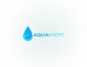Projekt graficzny, nazwa firmy, tworzenie logo firm AQUAWIERT - konkurs nowoczesne logo - lux211