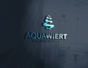 Projekt graficzny, nazwa firmy, tworzenie logo firm AQUAWIERT - konkurs nowoczesne logo - Darksider