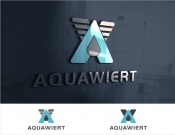 Projekt graficzny, nazwa firmy, tworzenie logo firm AQUAWIERT - konkurs nowoczesne logo - Kittysc