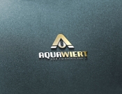 Projekt graficzny, nazwa firmy, tworzenie logo firm AQUAWIERT - konkurs nowoczesne logo - myConcepT