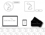 Projekt graficzny, nazwa firmy, tworzenie logo firm Logo dla rehabilitacji zwierząt - kasia_flauta-studio