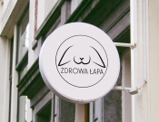 Projekt graficzny, nazwa firmy, tworzenie logo firm Logo dla rehabilitacji zwierząt - Poduszka