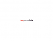 Projekt graficzny, nazwa firmy, tworzenie logo firm IMPOSSIBLE - logo firmy - absdesign