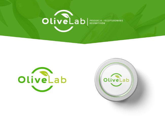 Projektowanie logo dla firm,  Logo firmy produkującej kosmetyki, logo firm - OliveLab