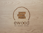 Projekt graficzny, nazwa firmy, tworzenie logo firm Logo dla nowego brandu  "eWood" - B3A5T