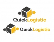 Projekt graficzny, nazwa firmy, tworzenie logo firm Logo dla QUICK LOGISTICS - tartaletka