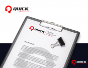 Projekt graficzny, nazwa firmy, tworzenie logo firm Logo dla QUICK LOGISTICS - P4vision