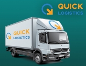 Projekt graficzny, nazwa firmy, tworzenie logo firm Logo dla QUICK LOGISTICS - Grima Wormtongue