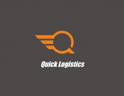 Projekt graficzny, nazwa firmy, tworzenie logo firm Logo dla QUICK LOGISTICS - blue_flame