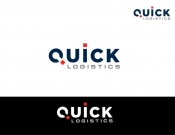 Projekt graficzny, nazwa firmy, tworzenie logo firm Logo dla QUICK LOGISTICS - stone