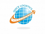 Projekt graficzny, nazwa firmy, tworzenie logo firm Logo dla QUICK LOGISTICS - APM Druk