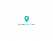 Projekt graficzny, nazwa firmy, tworzenie logo firm Logo dla serwisu HomeAdvisor - logotegotypa