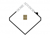 Projekt graficzny, nazwa firmy, tworzenie logo firm Logo dla serwisu HomeAdvisor - arekawek