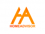 Projekt graficzny, nazwa firmy, tworzenie logo firm Logo dla serwisu HomeAdvisor - kingafornal