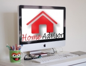 Projekt graficzny, nazwa firmy, tworzenie logo firm Logo dla serwisu HomeAdvisor - Edy33