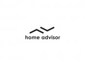 Projekt graficzny, nazwa firmy, tworzenie logo firm Logo dla serwisu HomeAdvisor - logotegotypa