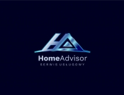 Projekt graficzny, nazwa firmy, tworzenie logo firm Logo dla serwisu HomeAdvisor - DoubleemDesign