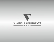 Projekt graficzny, nazwa firmy, tworzenie logo firm LOGO DLA "V HOTEL & APARTMENTS" - DiTom