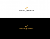 Projekt graficzny, nazwa firmy, tworzenie logo firm LOGO DLA "V HOTEL & APARTMENTS" - TragicMagic