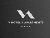 Projekt graficzny, nazwa firmy, tworzenie logo firm LOGO DLA "V HOTEL & APARTMENTS" - Ferrari