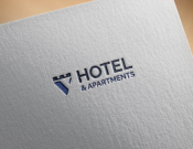 Projekt graficzny, nazwa firmy, tworzenie logo firm LOGO DLA "V HOTEL & APARTMENTS" - absdesign