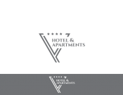 Projekt graficzny, nazwa firmy, tworzenie logo firm LOGO DLA "V HOTEL & APARTMENTS" - feim