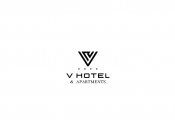 Projekt graficzny, nazwa firmy, tworzenie logo firm LOGO DLA "V HOTEL & APARTMENTS" - sansey