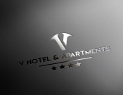 Projekt graficzny, nazwa firmy, tworzenie logo firm LOGO DLA "V HOTEL & APARTMENTS" - Johan