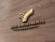 Projekt graficzny, nazwa firmy, tworzenie logo firm LOGO DLA "V HOTEL & APARTMENTS" - ZARR