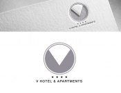 Projekt graficzny, nazwa firmy, tworzenie logo firm LOGO DLA "V HOTEL & APARTMENTS" - matuta1