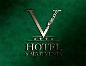 Projekt graficzny, nazwa firmy, tworzenie logo firm LOGO DLA "V HOTEL & APARTMENTS" - AVADE