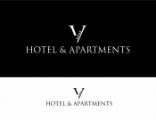 Projekt graficzny, nazwa firmy, tworzenie logo firm LOGO DLA "V HOTEL & APARTMENTS" - TurkusArt
