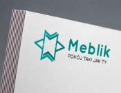 Projekt graficzny, nazwa firmy, tworzenie logo firm Logo dla firmy MEBLIK - Rzesa
